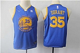 Youth Warriors 35 Kevin Durant Blue Nike Swingman Jersey,baseball caps,new era cap wholesale,wholesale hats